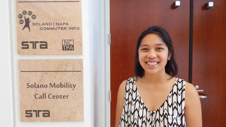 Samantha Sipin, college student and part-time employee at STA, 2014