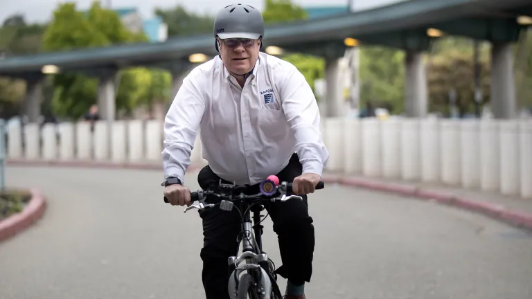 MTC Chair Scott Haggerty on Bike to Work Day 2019