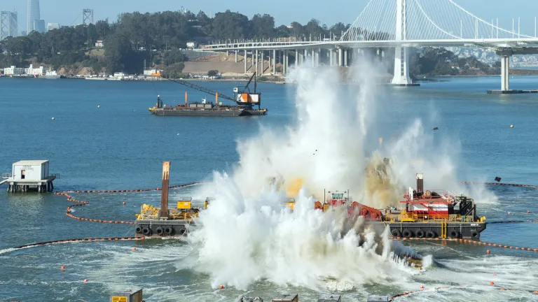 Pier implosion, September 2017