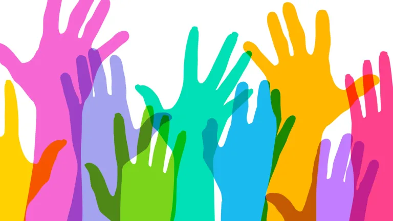 Hands of various coloration