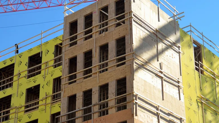 Apartment building under construction