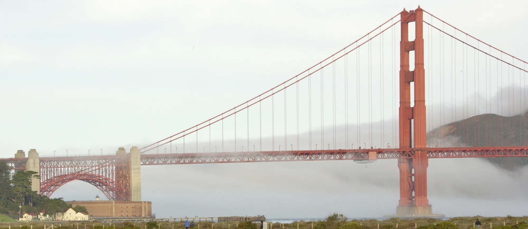 Golden Gate Bridge from Crissy Field