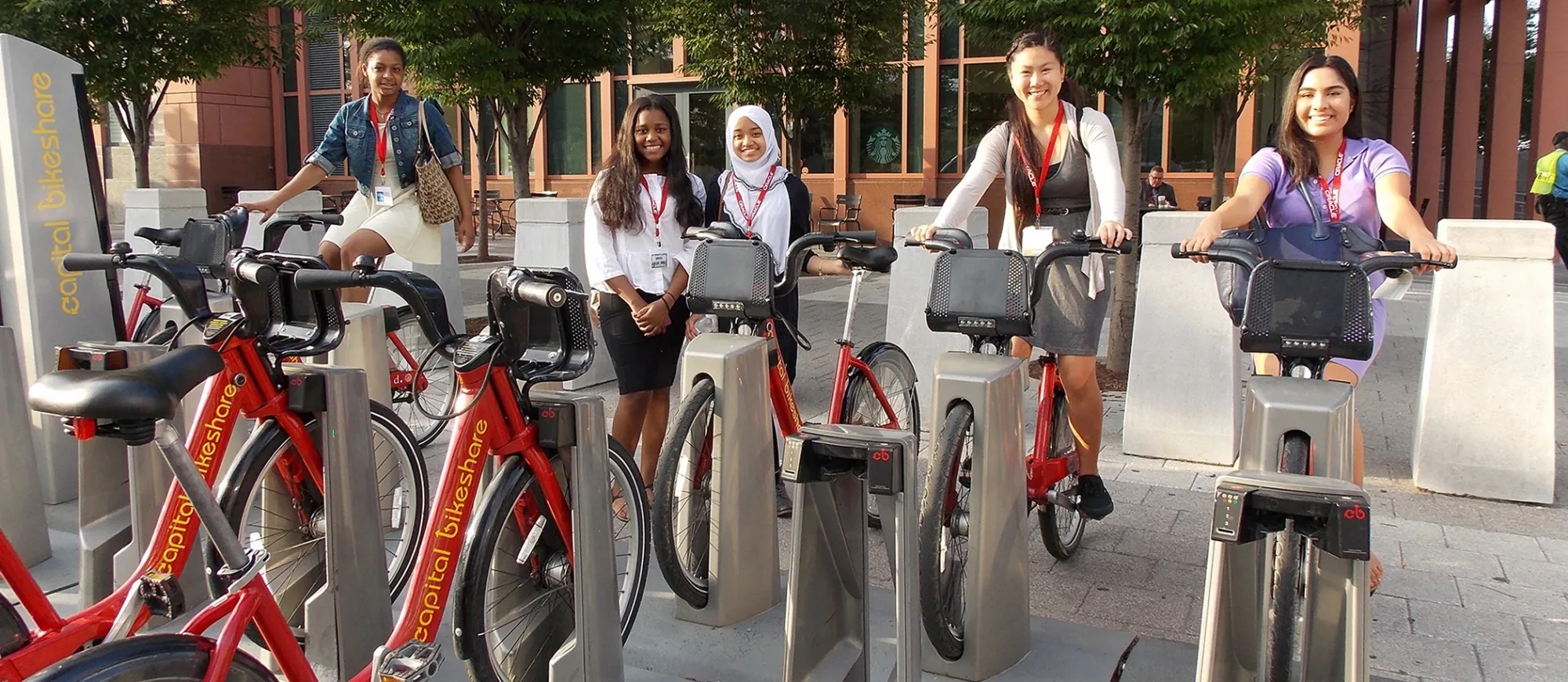 Girls in the Transportation YOU program in Washington, D.C.