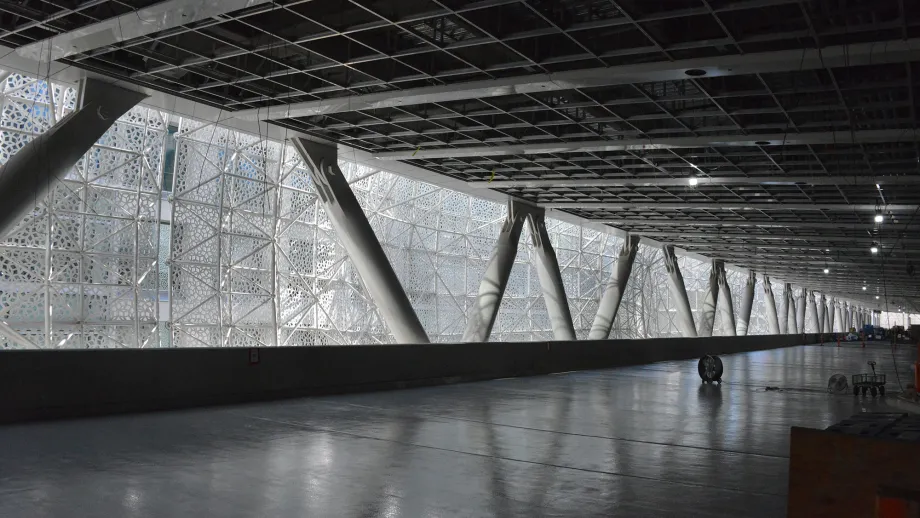 inside view of Transbay Terminal 