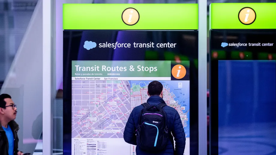 Salesforce Transit Center: Opening Day of AC Transit Service