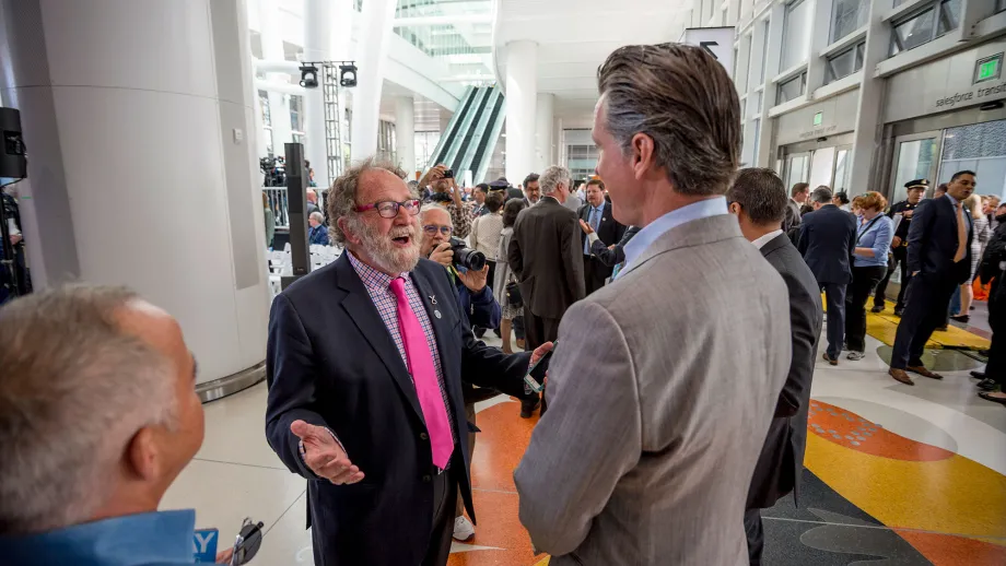 Salesforce Transit Center Ribbon Cutting