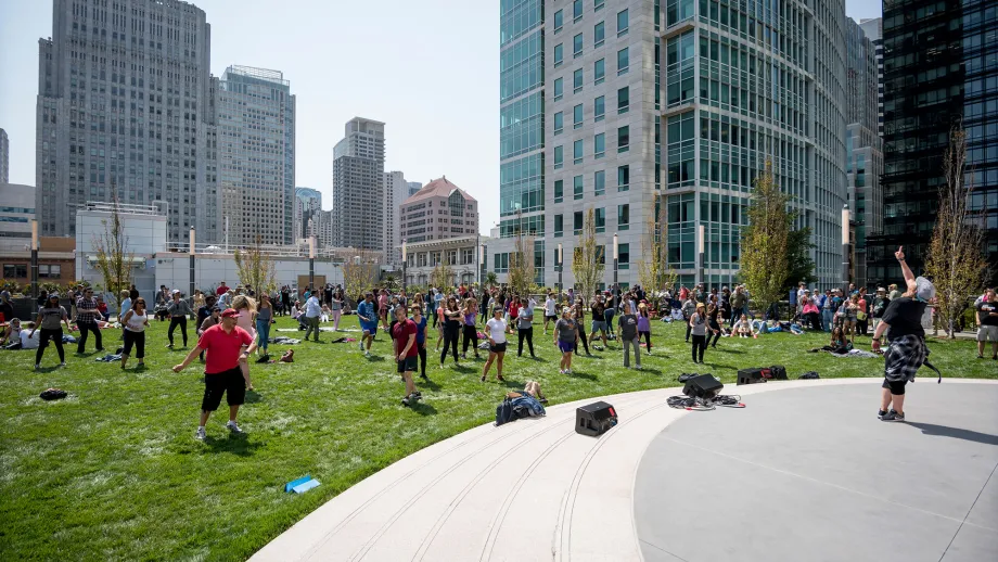 Salesforce Transit Center Public Opening