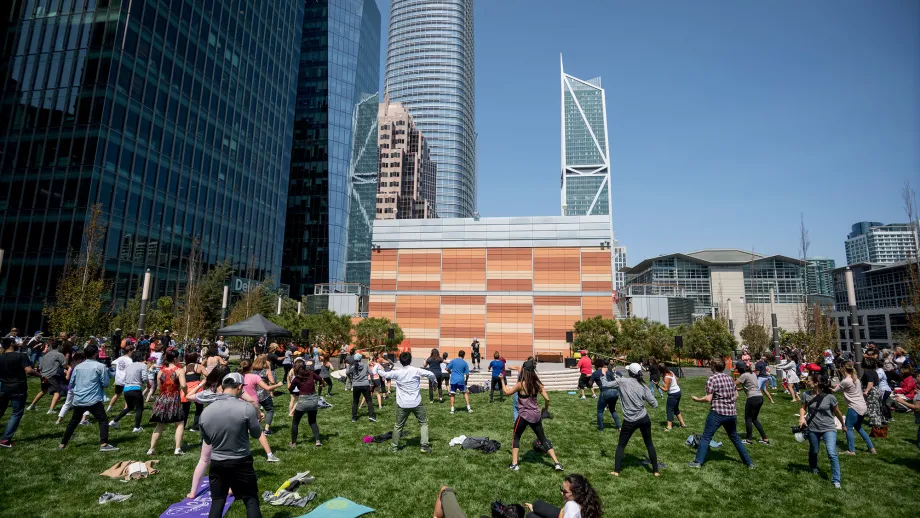 Salesforce Transit Center Public Opening