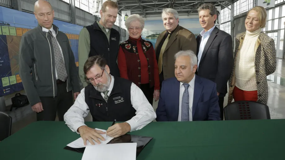 Bridge Yard Building Lease Signing Ceremony