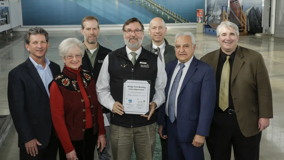 Bridge Yard Building Lease Signing Ceremony