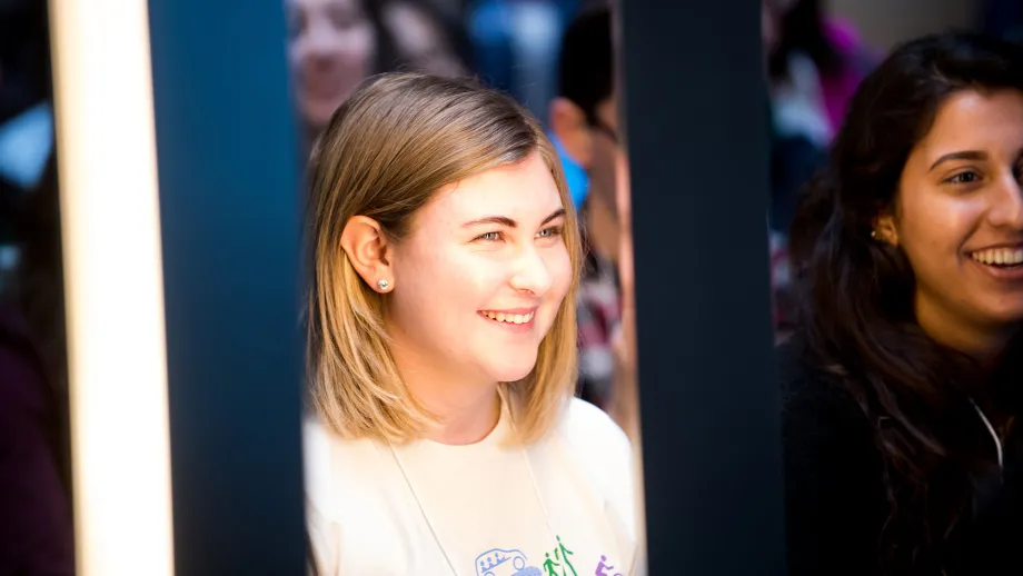 young adult smiling