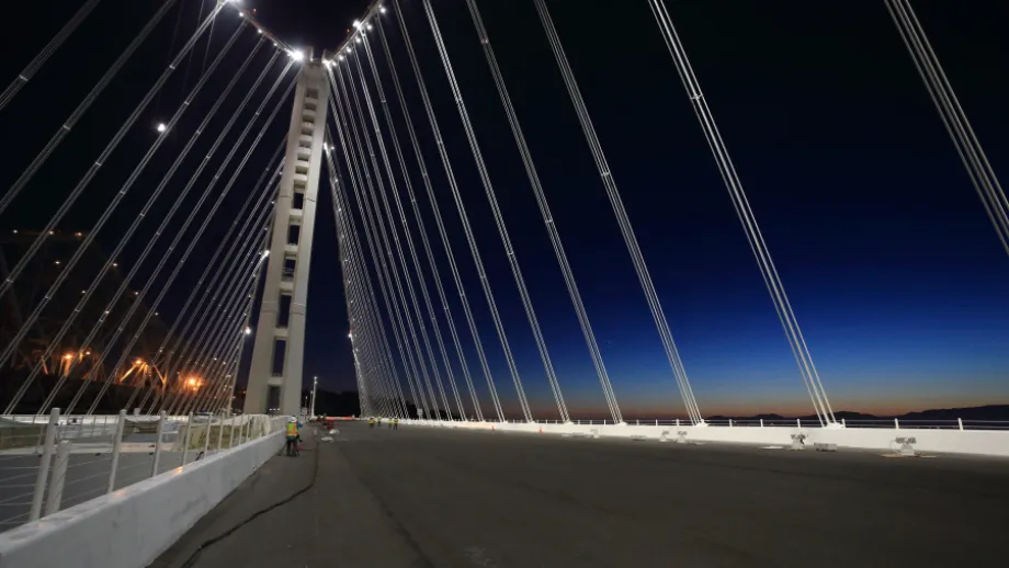 Lighting the Bay Bridge East Span