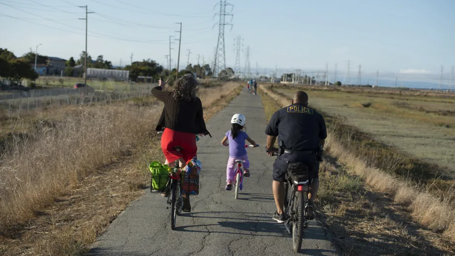 Family Biking Workshop in East Palo Alto