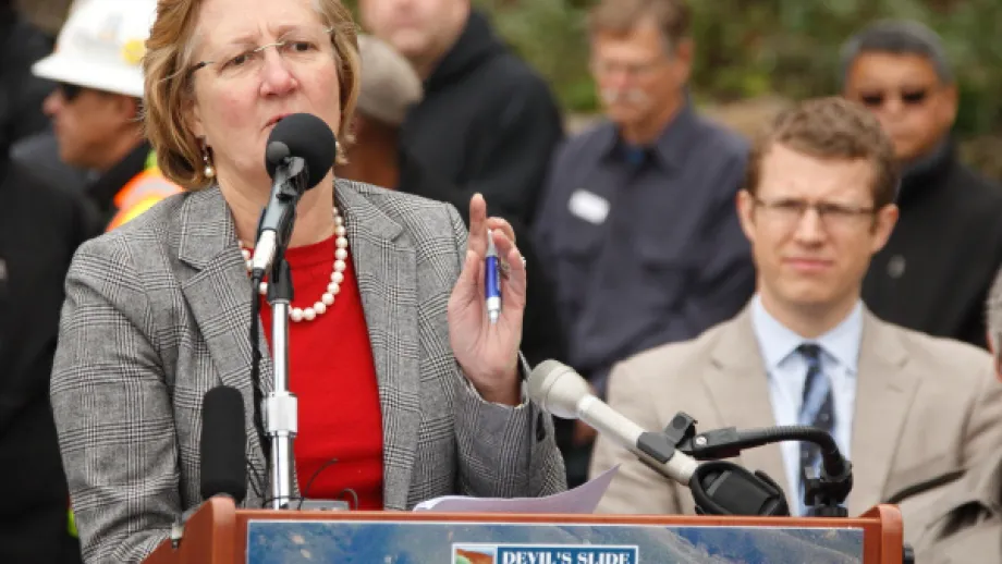 MTC Chair Amy Worth 