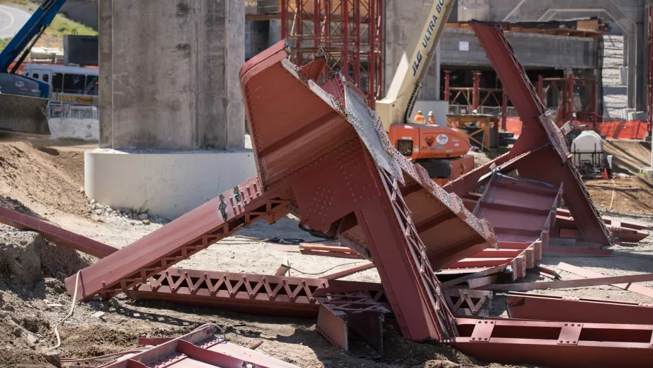 Presidio Parkway construction