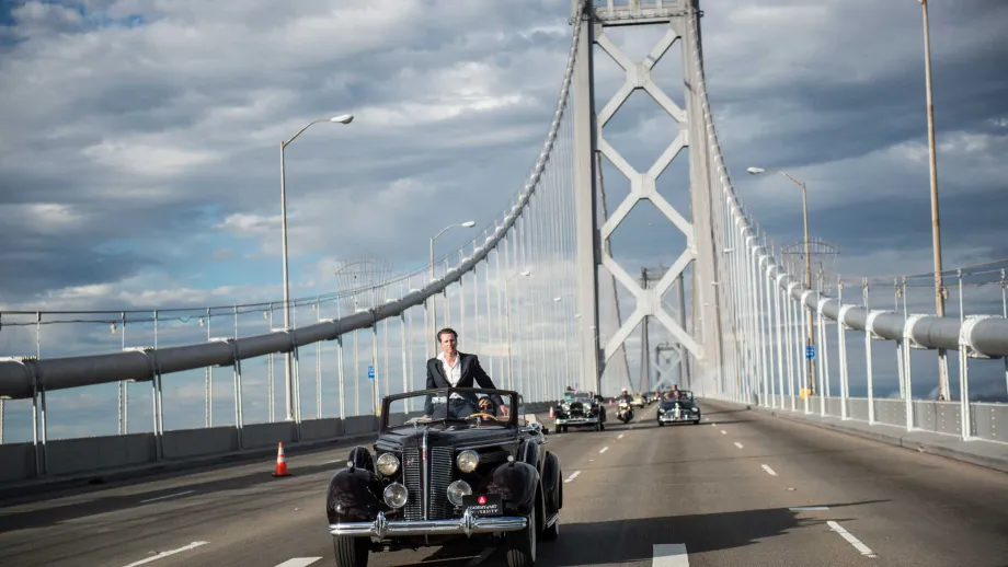 Gavin Newsom on Self-Anchored Suspension portion of new SFOBB East Span 