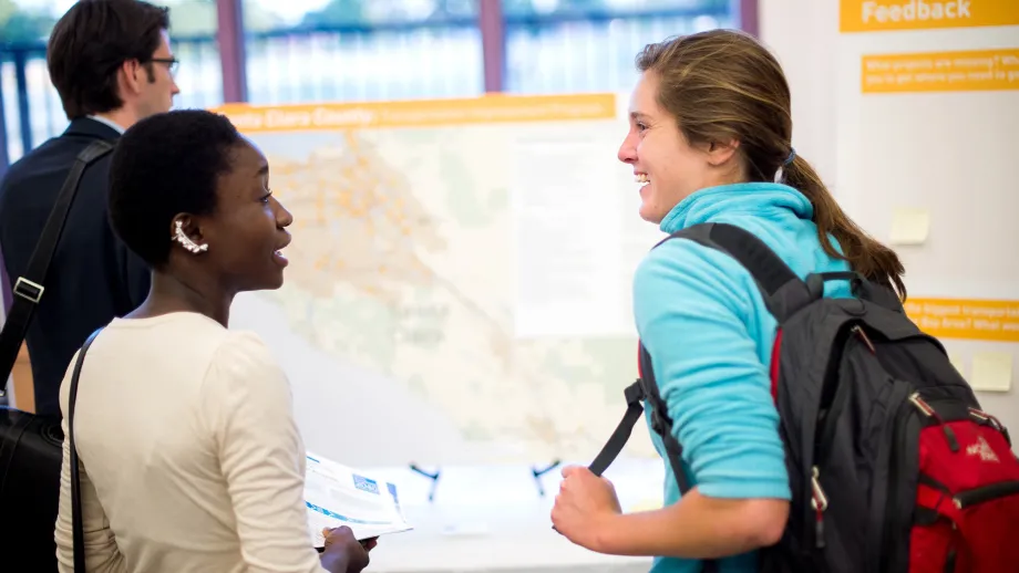 Participants at the Santa Clara Co. open house