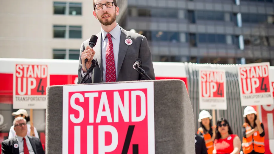 San Francisco supervisor and MTC commissioner Scott Wiener