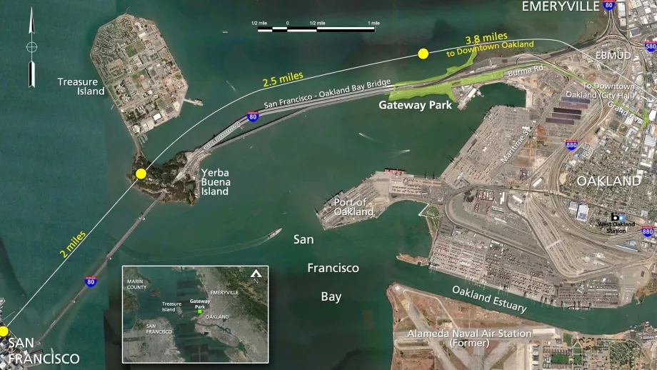 Gateway Park location map