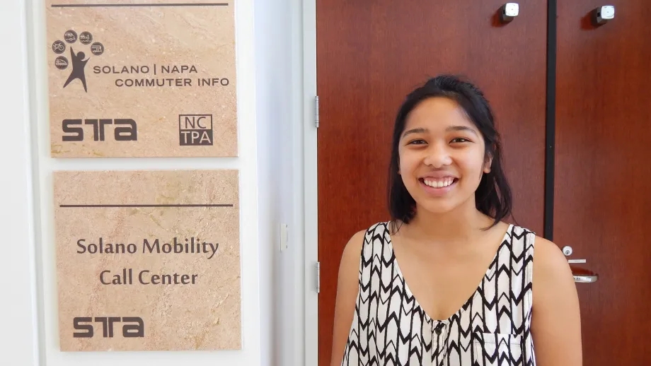Samantha Sipin, college student and part-time employee at STA, 2014
