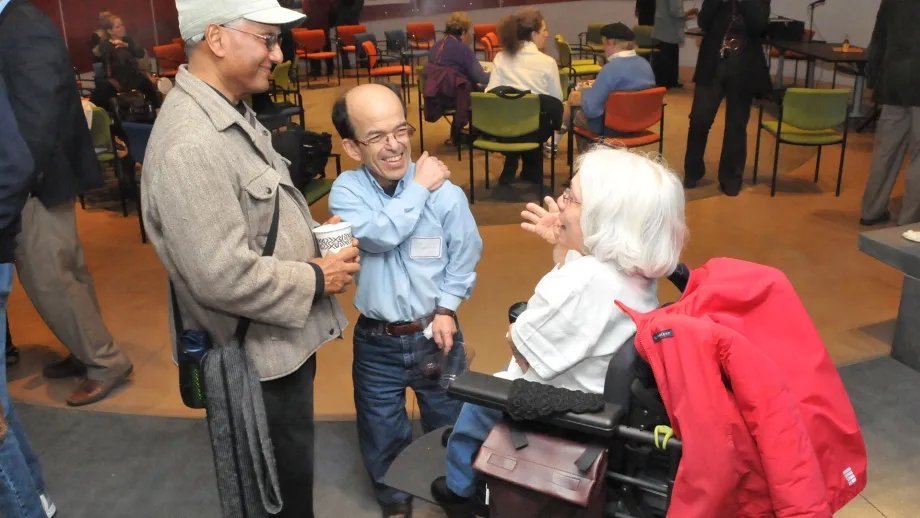An event at the Ed Roberts Campus for older adults and people with disabilities.