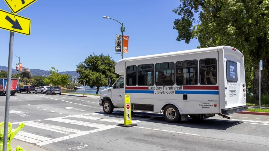 East Bay Paratransit vehicle.