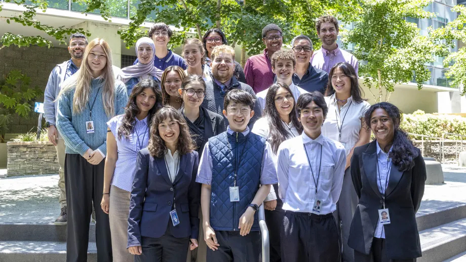 2025 Ann Fitzgerald Flemer College Mentorship Program cohort. 