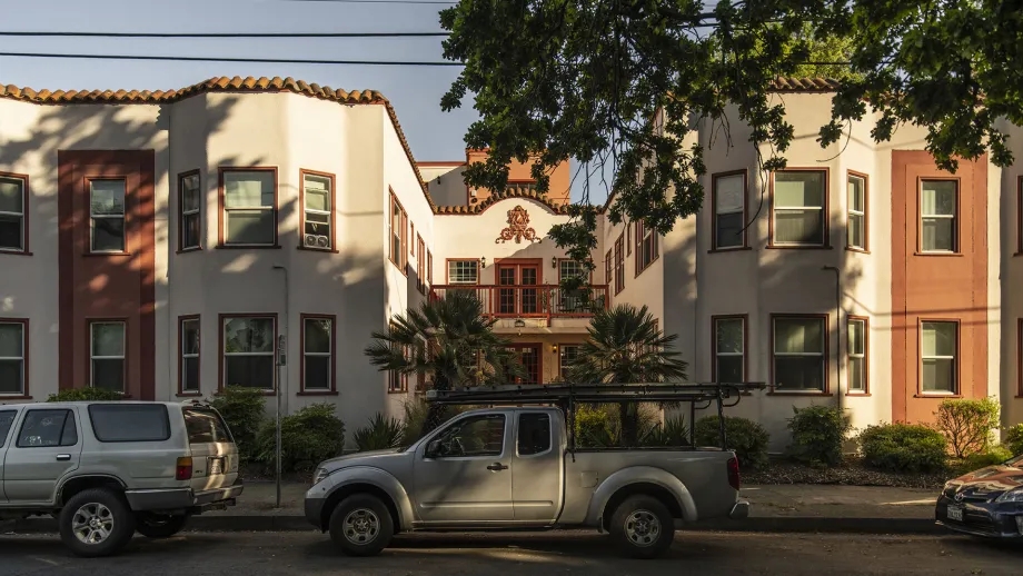Affordable housing apartment building in Santa Rosa.