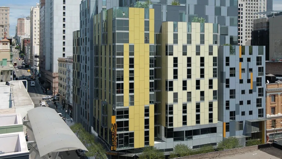 Eddy and Taylor family housing in San Francisco (rendering)