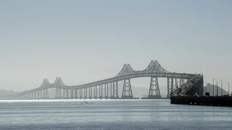 The Richmond-San Rafael Bridge.