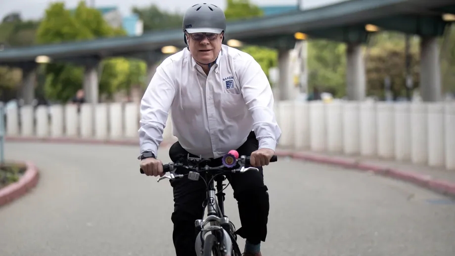 MTC Chair Scott Haggerty on Bike to Work Day 2019